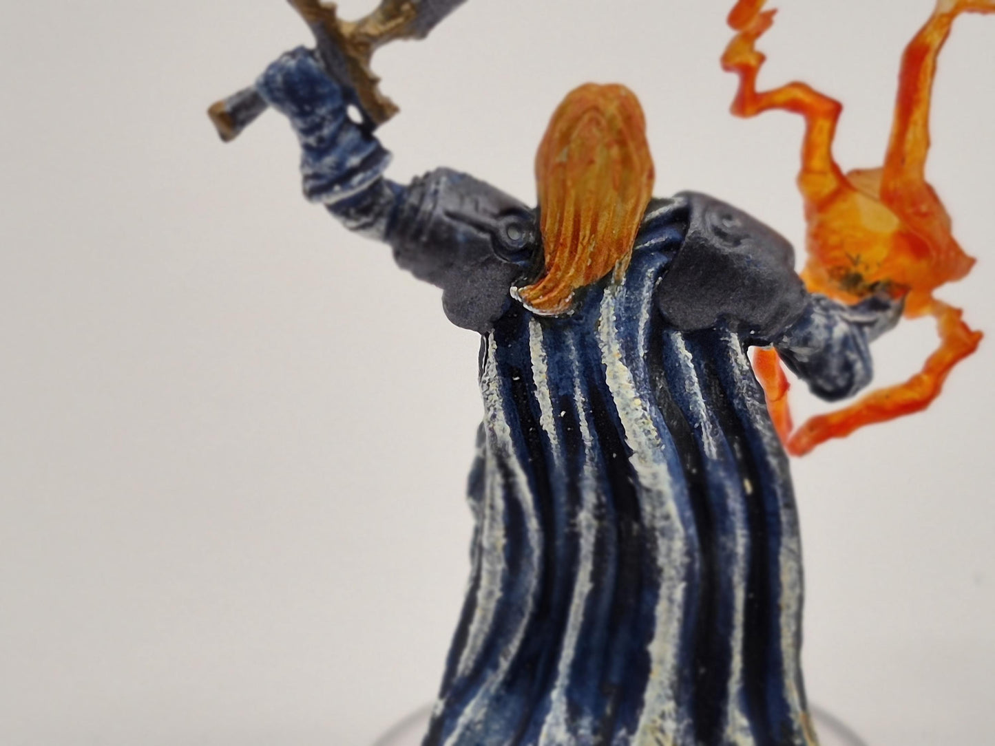 Male Human Cleric Miniature: Divine Conviction, Holy Fire