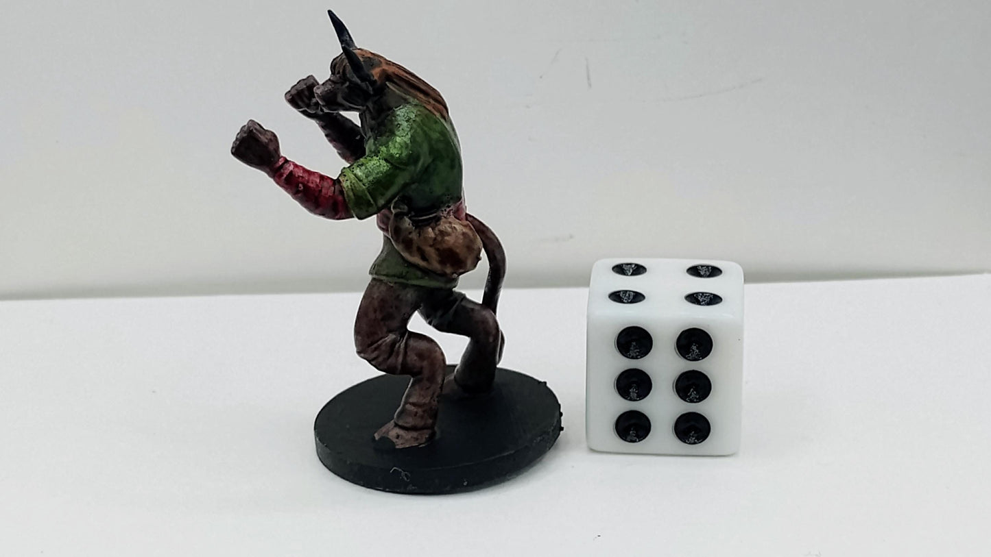 Minotaur Fighter Statue: Battle-Ready Figurine