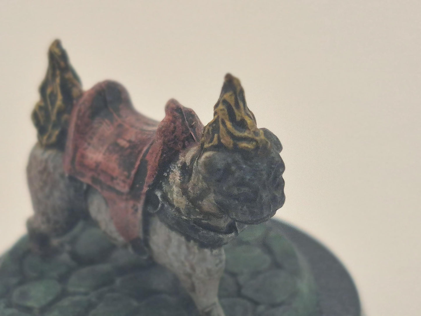 Hell Pug Miniature: Infernal Tabletop RPG Figurine