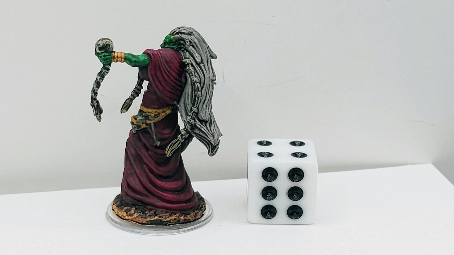 Night Hag Miniature: Bone Talismans, Crimson Rags