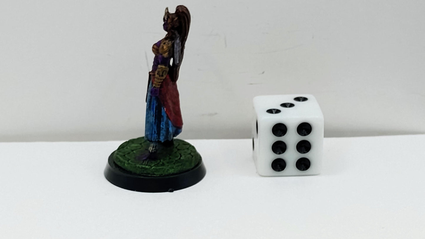 Tiefling Outlander: Fantasy Character Art Print