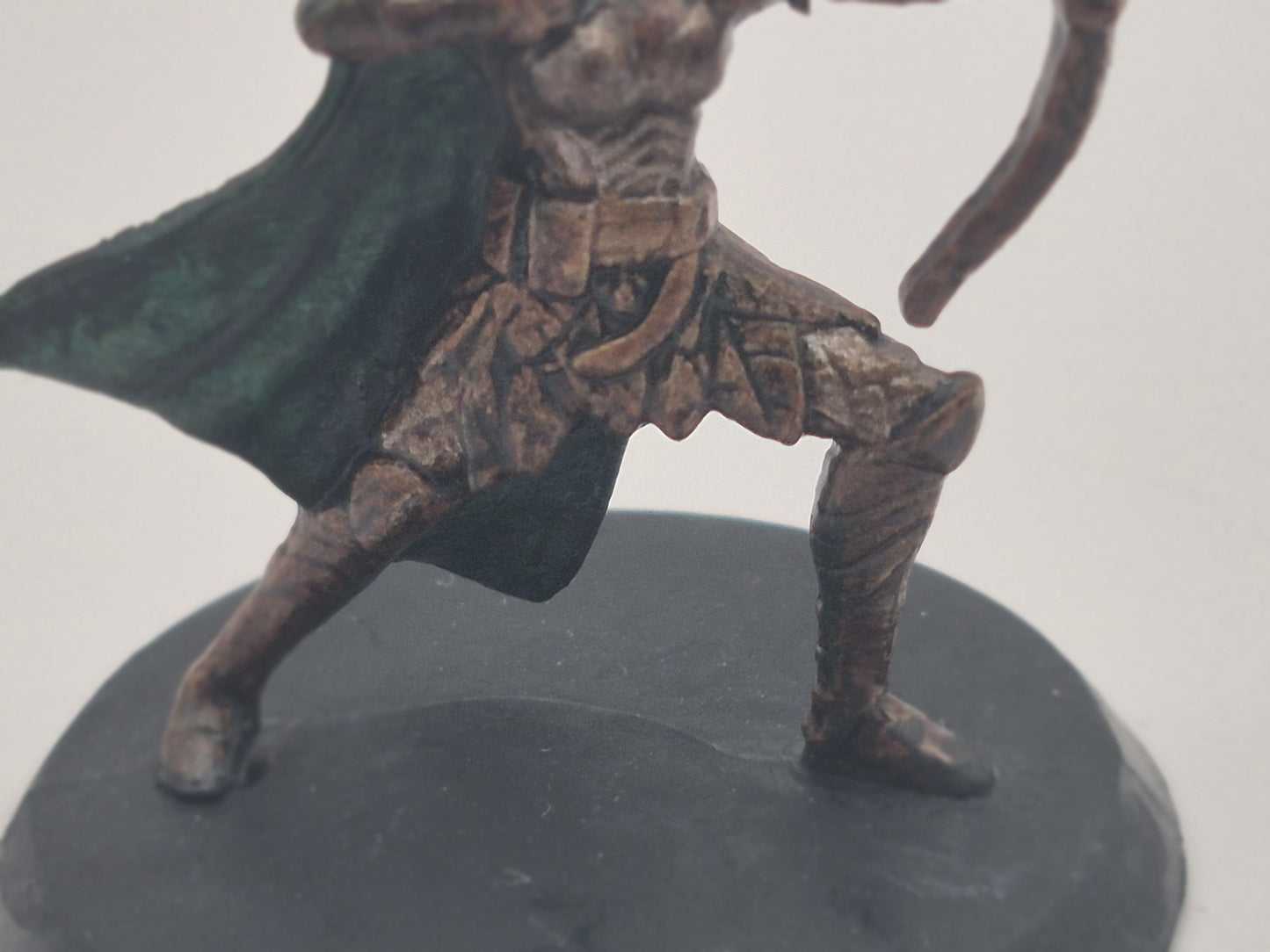 Human Archer Art Print: Fantasy Warrior, Crimson Hair