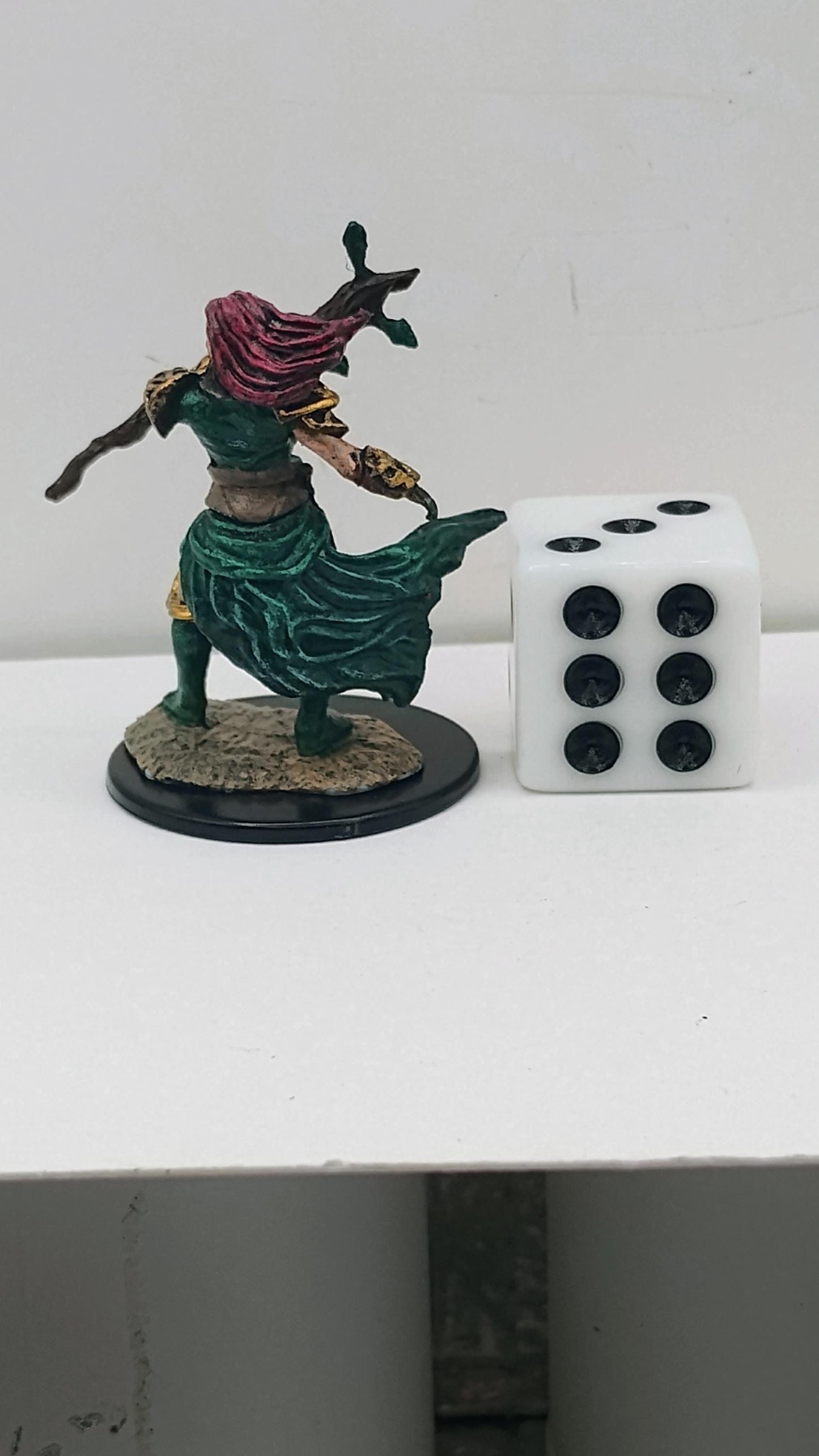 Fierce Human Druid Miniature: Forest Warrior