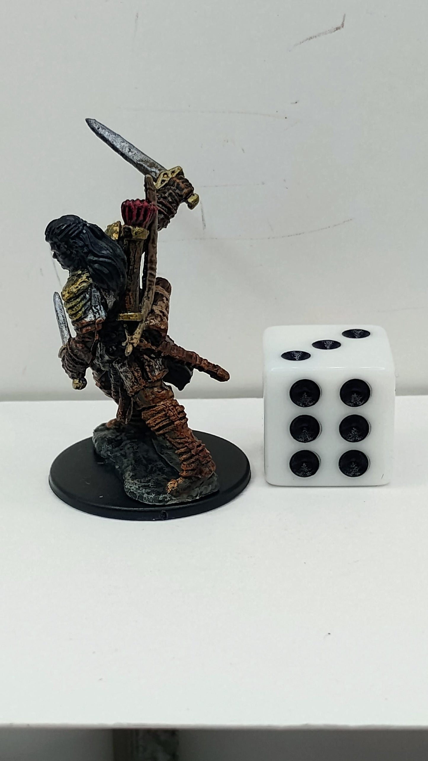 Human Fighter Miniature: Battle-Hardened Warrior