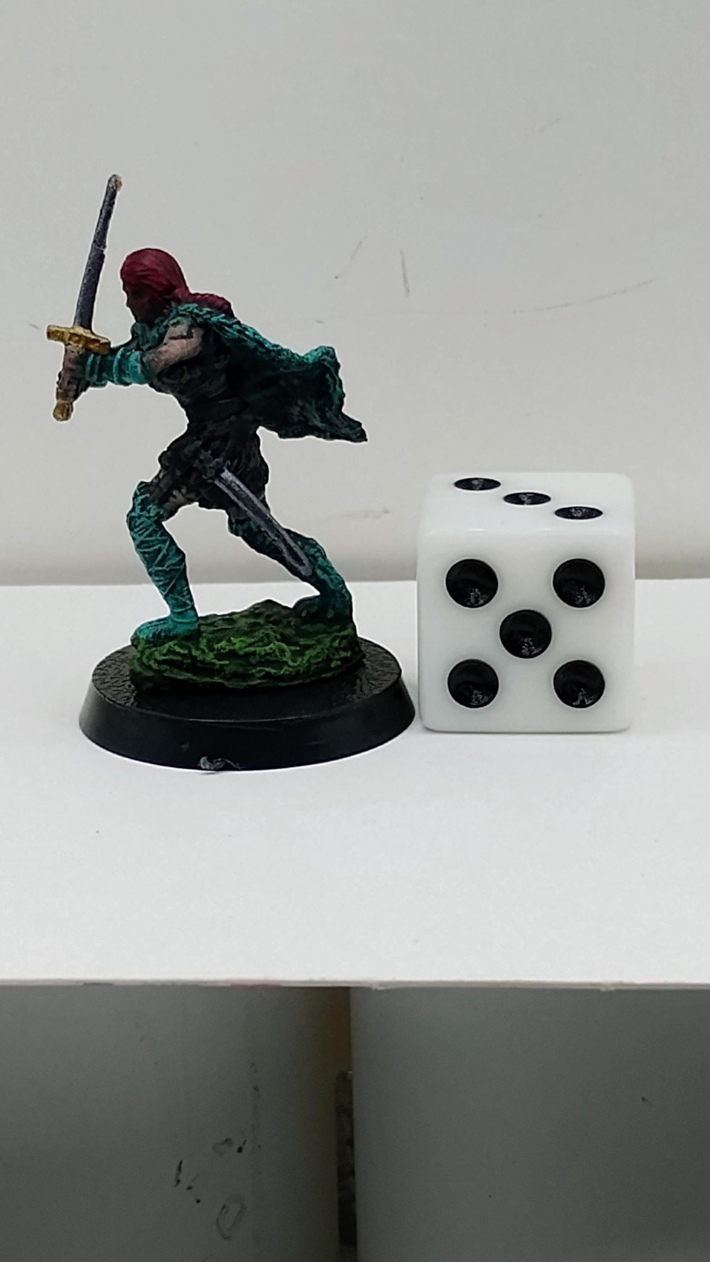 Human Warrior Miniature: Charging with Sword