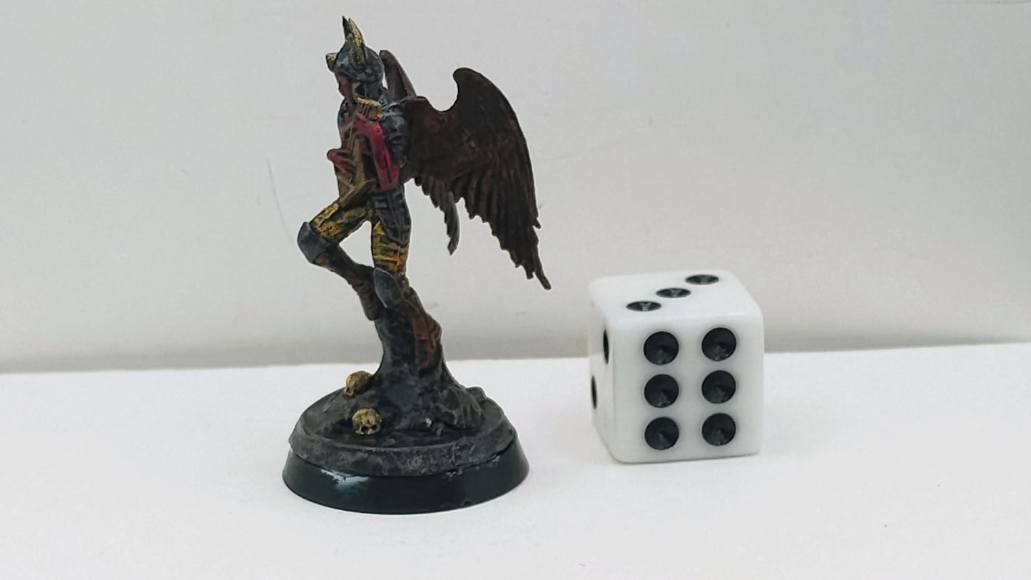 Erinyes Bard Miniature: Infernal Musician, Obsidian Wings