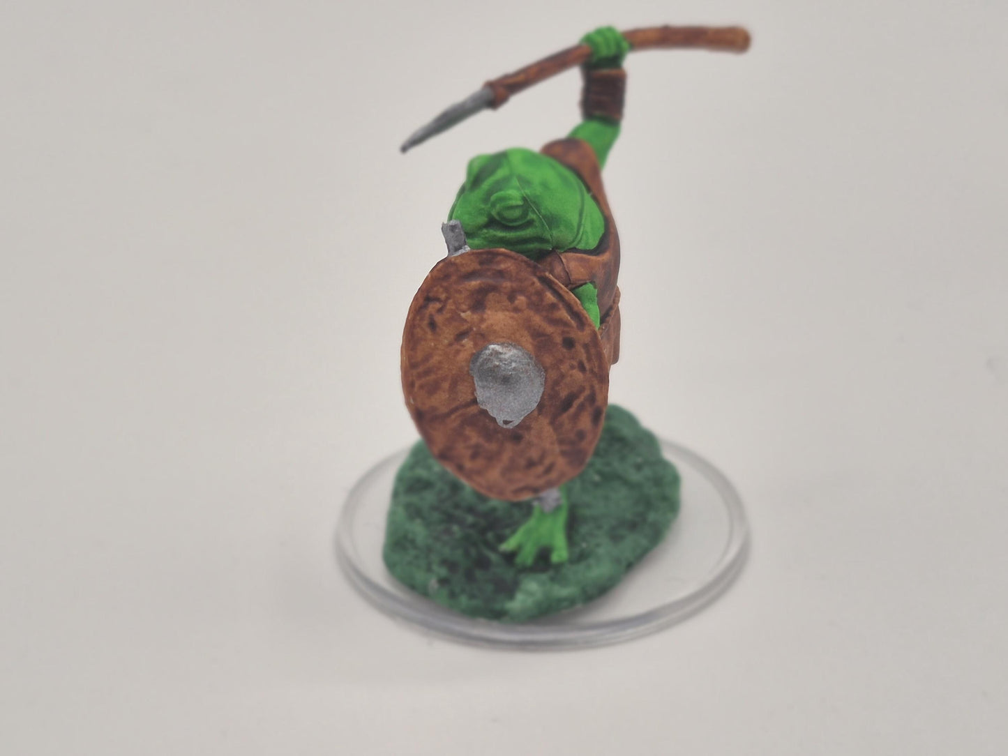 Bullywug Miniature: Froggy Warrior with Spear & Shield