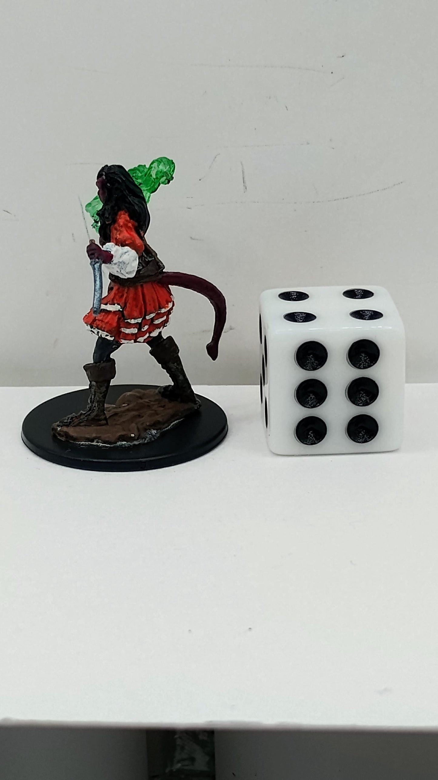 Tiefling Sorcerer Art Print: Fantasy Illustration