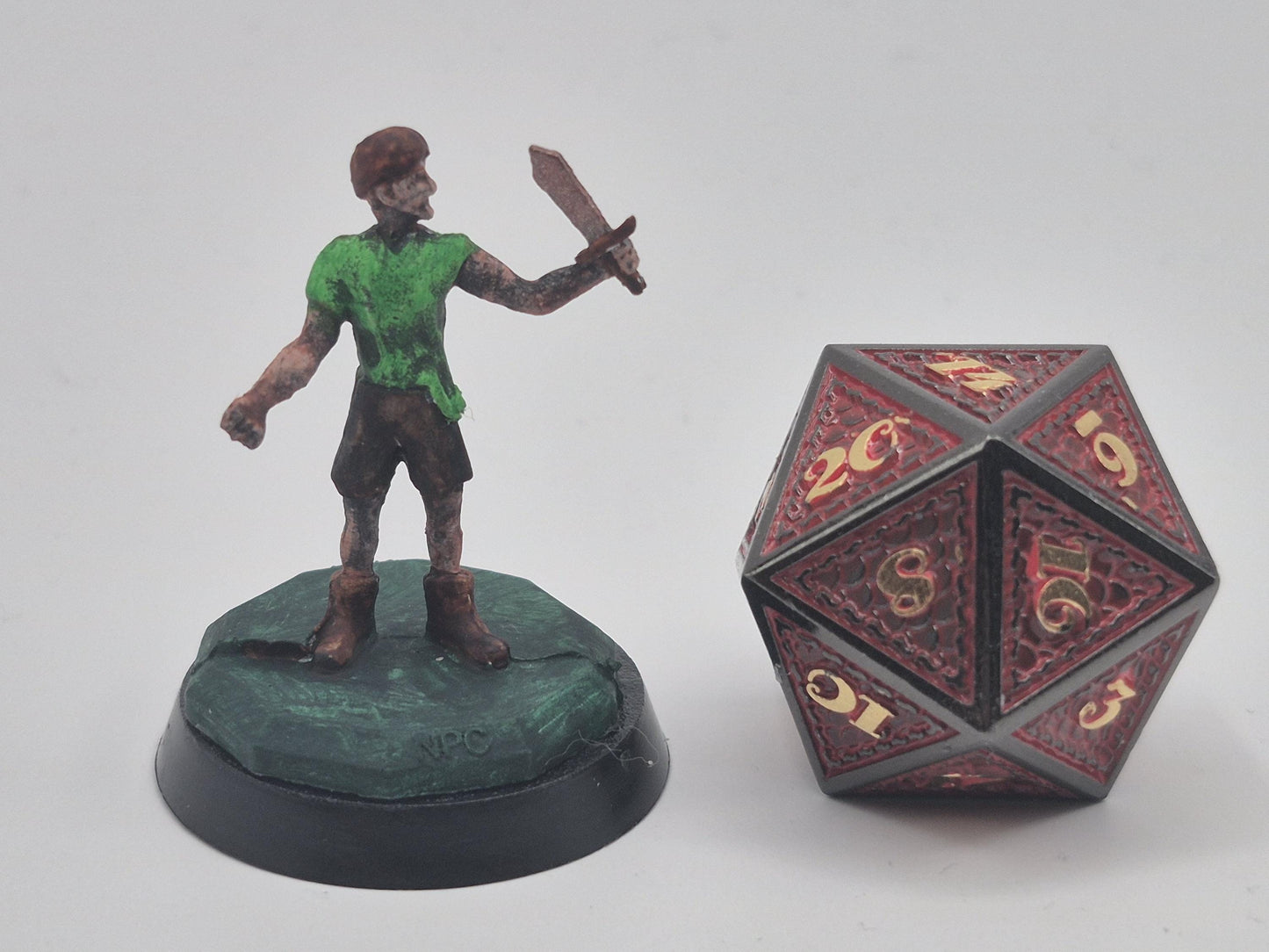 Townsfolk Miniature Figurines Set - 24 Pieces