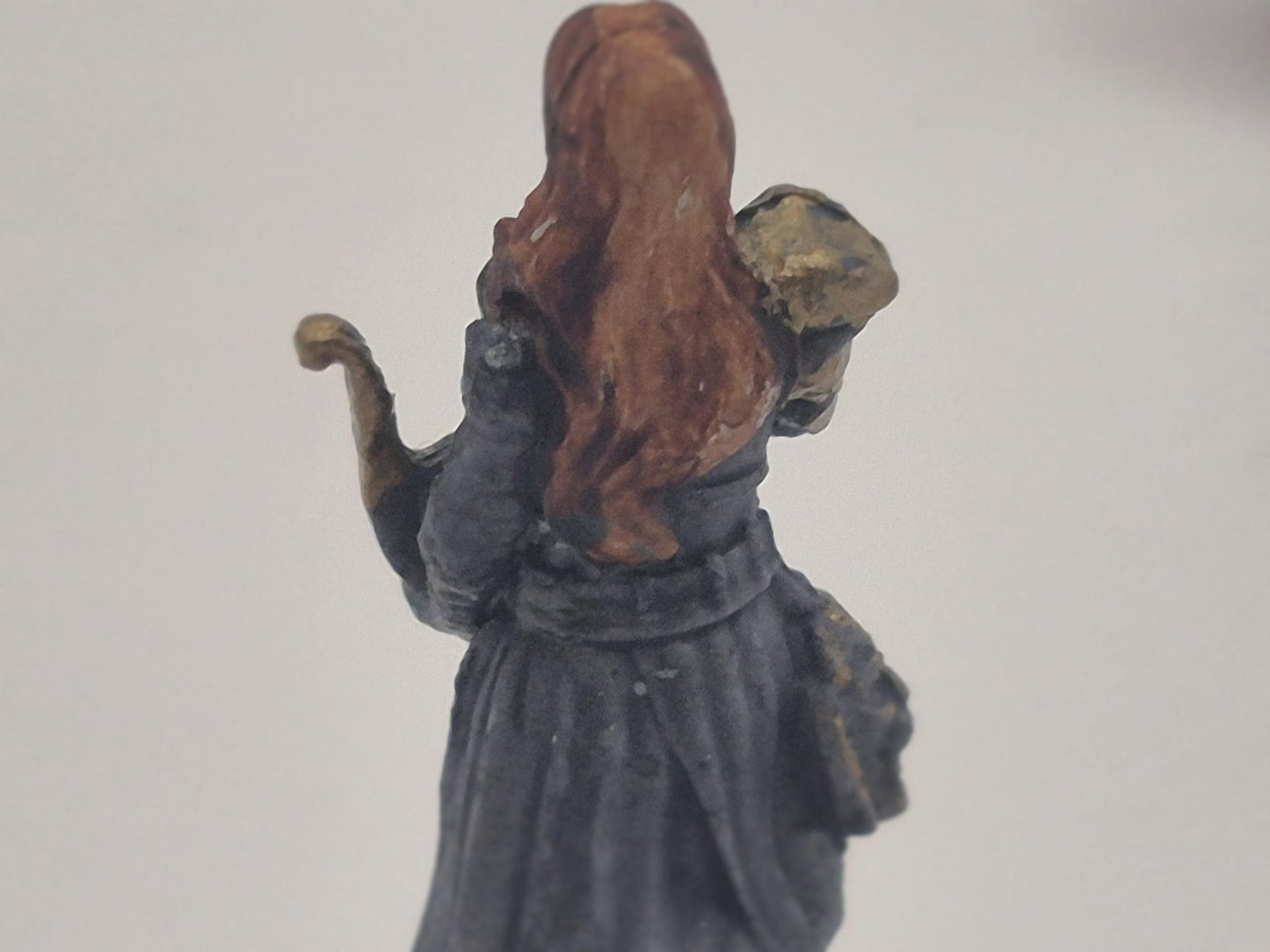 Yuan-Ti Adventurer Miniature: Serpentine Warrior with Golden Instrument