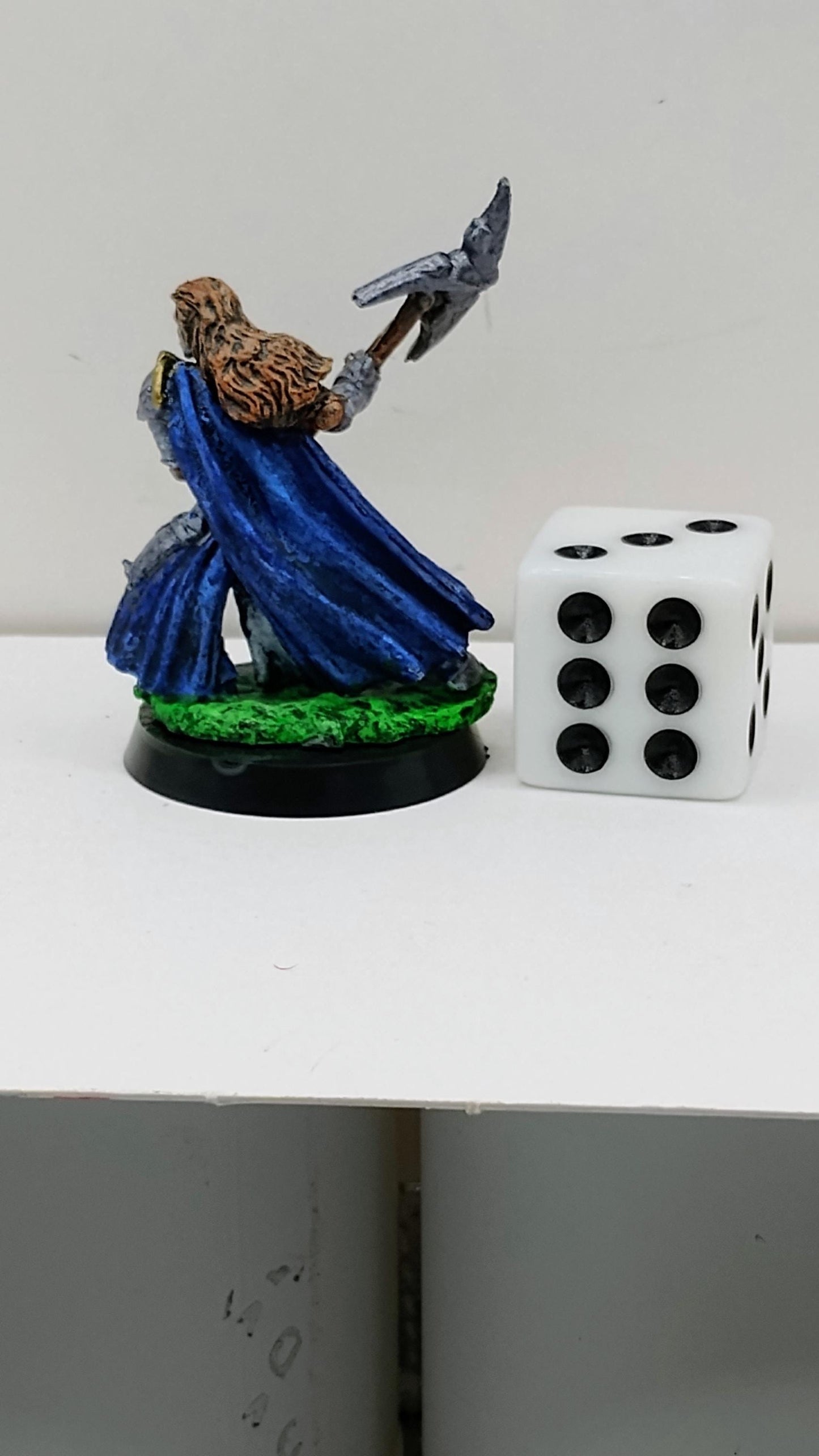 Elf Warrior Miniature: Fantasy Tabletop RPG Figure