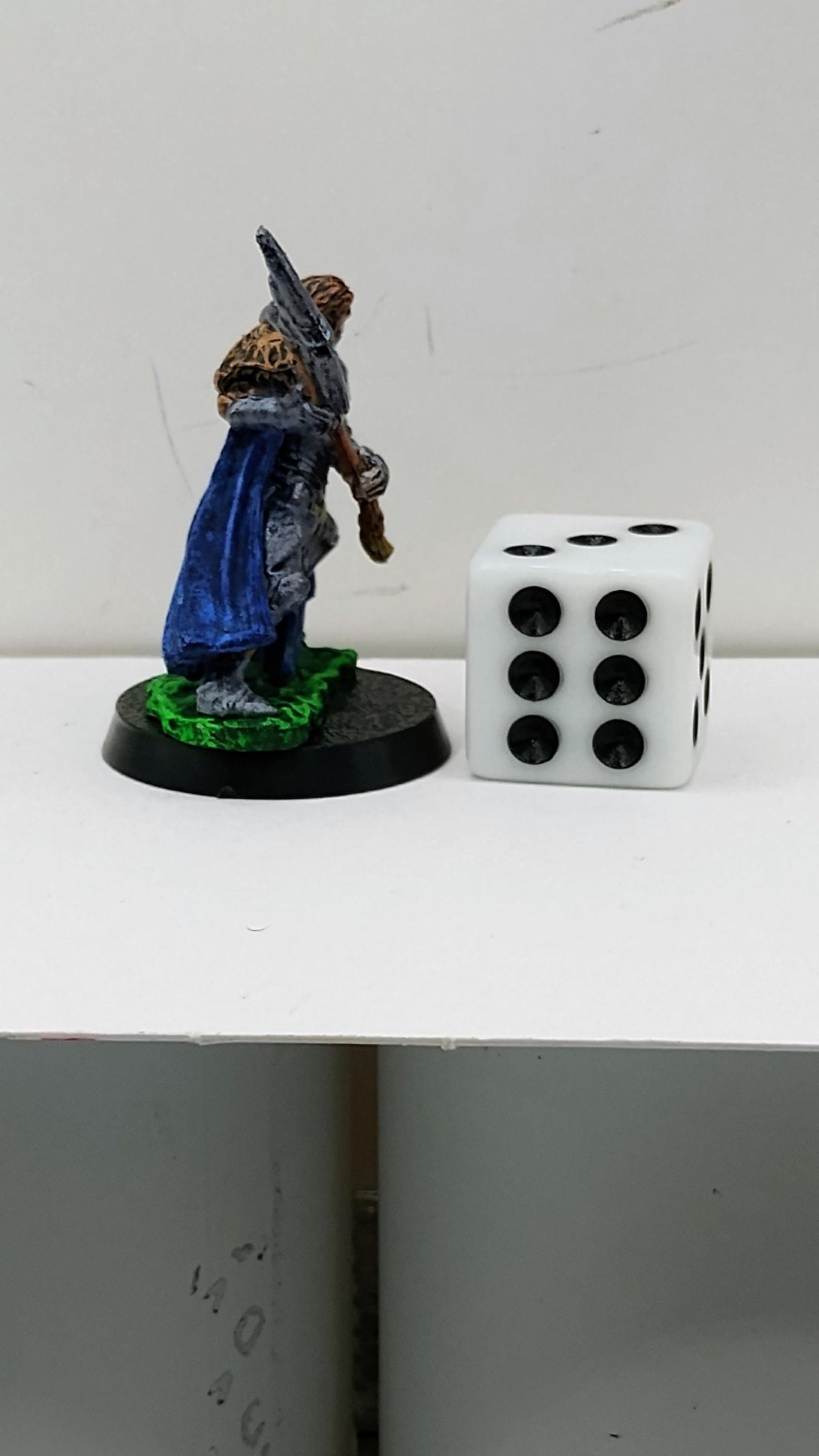 Elf Warrior Miniature: Fantasy Tabletop RPG Figure