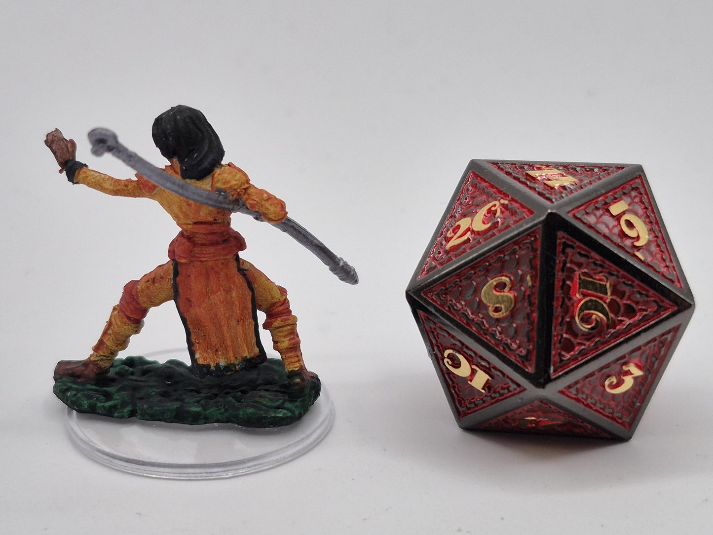 Half-Elf Monk Art Print: Fantasy Illustration