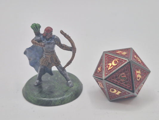 Human Archer Art Print: Heroic Fantasy Illustration