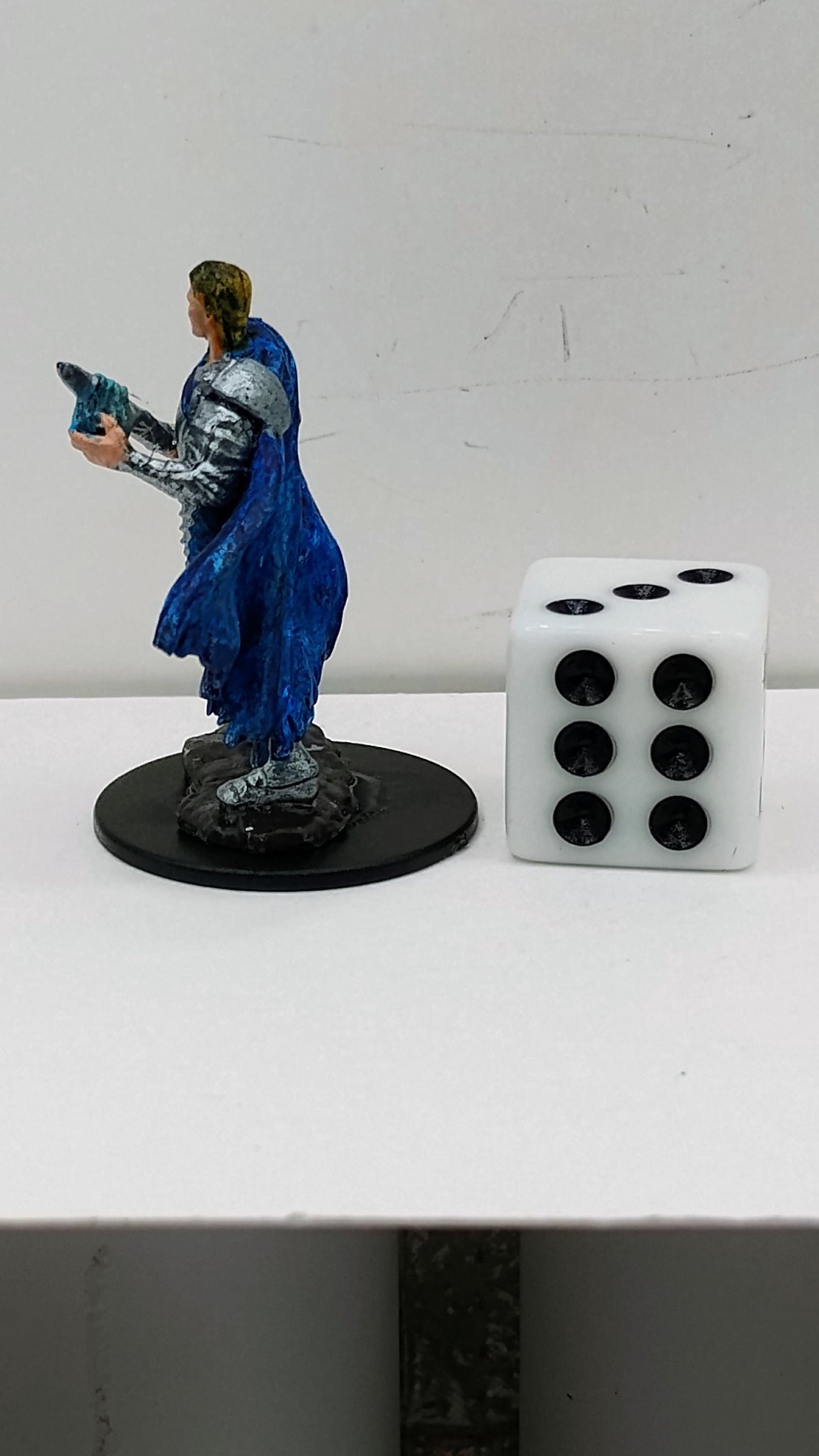 Will Kenrith Art Print: Warrior-Mage in Silver Armor