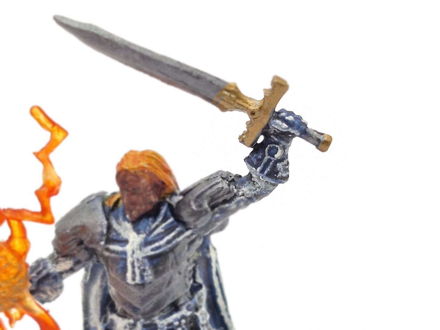 Male Human Cleric Miniature: Divine Conviction, Holy Fire