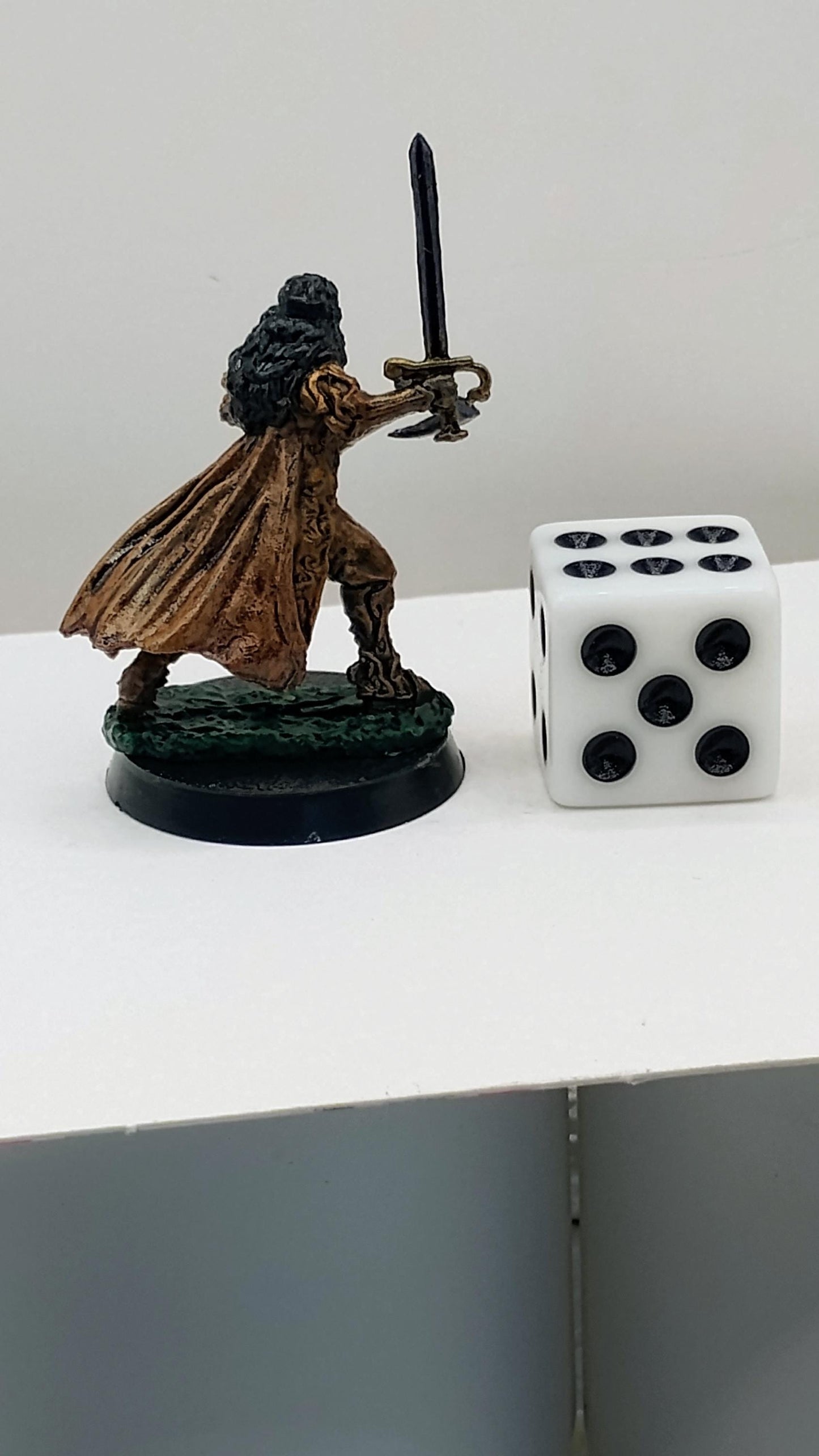 Human Fighter Miniature: Battle-Hardened Warrior