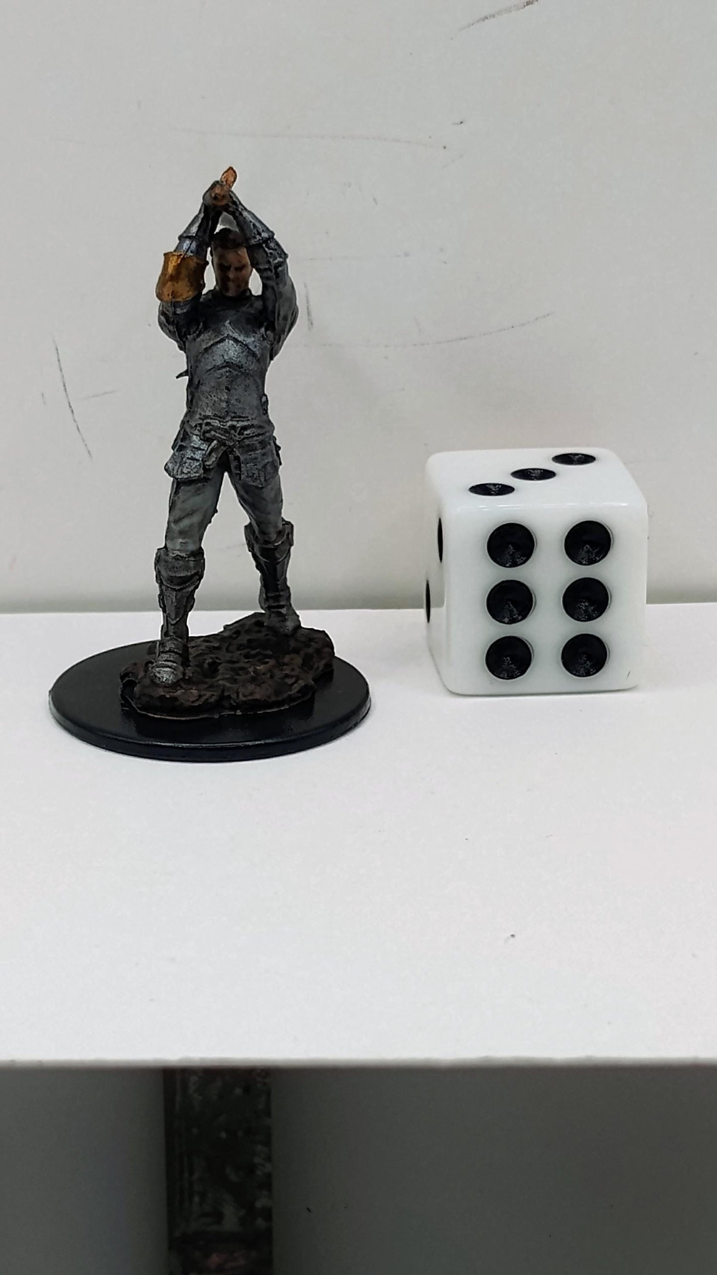 Human Paladin Miniature: Divine Warrior Figurine