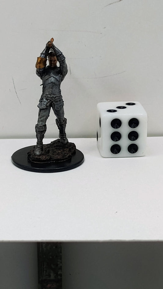 Human Paladin Miniature: Divine Warrior Figurine