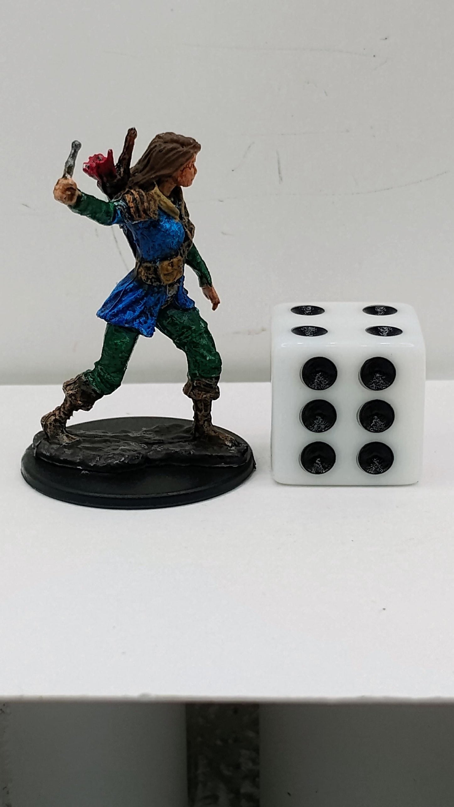 Emerald & Cobalt Human Rogue Miniature