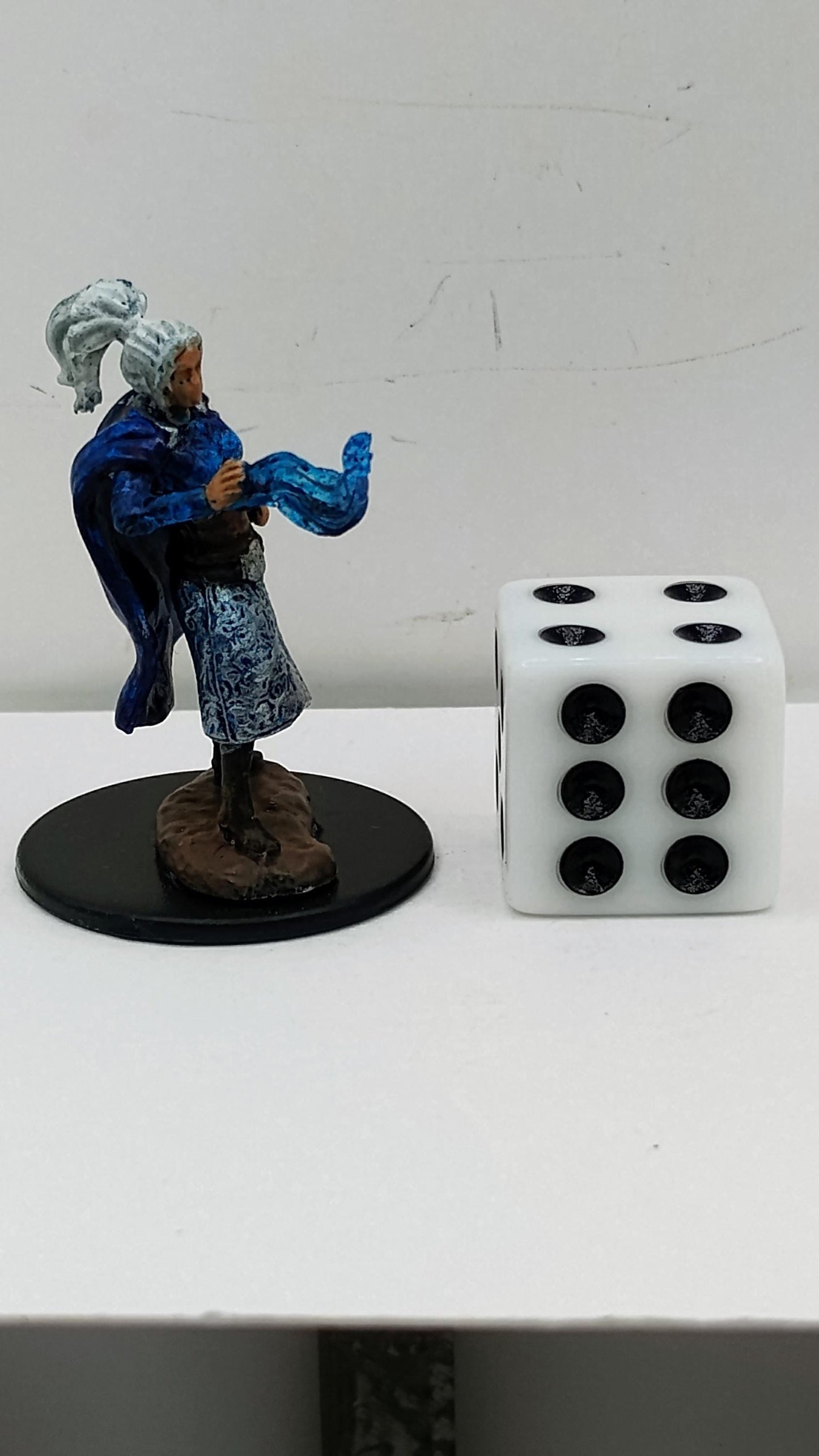 Human Sorcerer Miniature: Frost Magic, Icy Arcana
