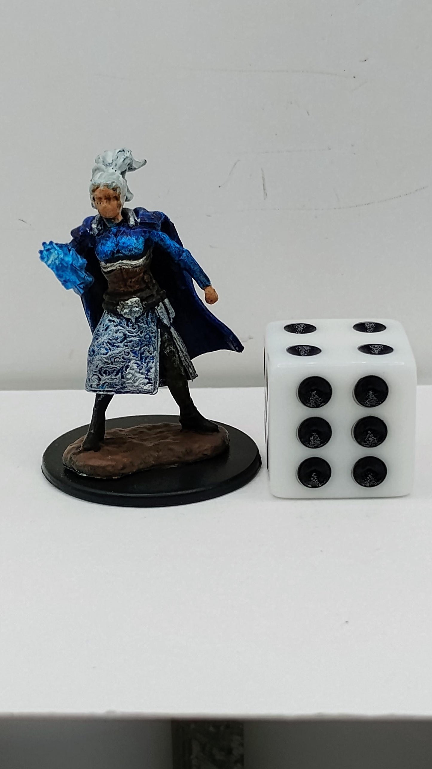Human Sorcerer Miniature: Frost Magic, Icy Arcana