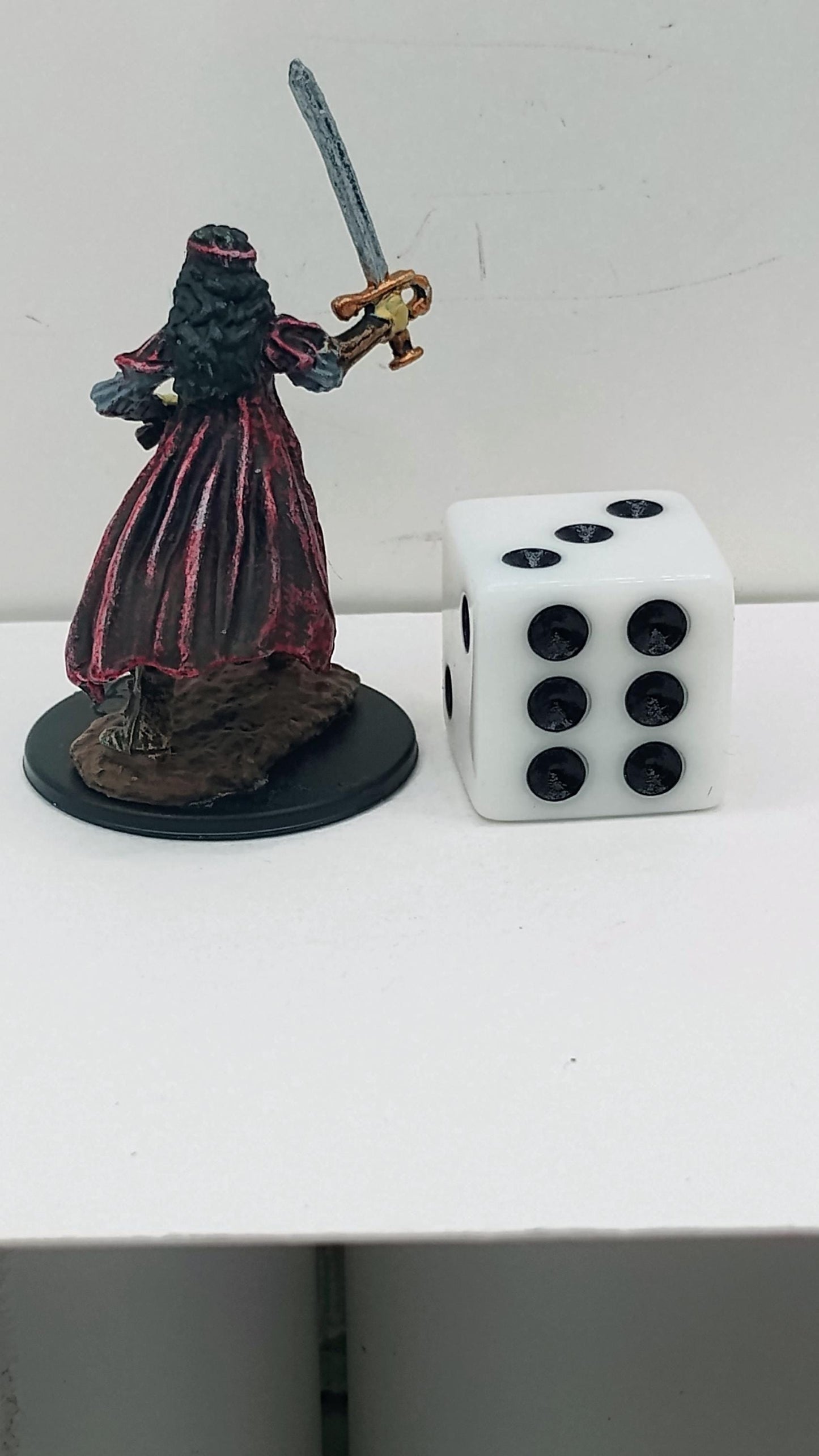 Vampire Hunter Art Print: Crimson & Purple Fantasy Illustration