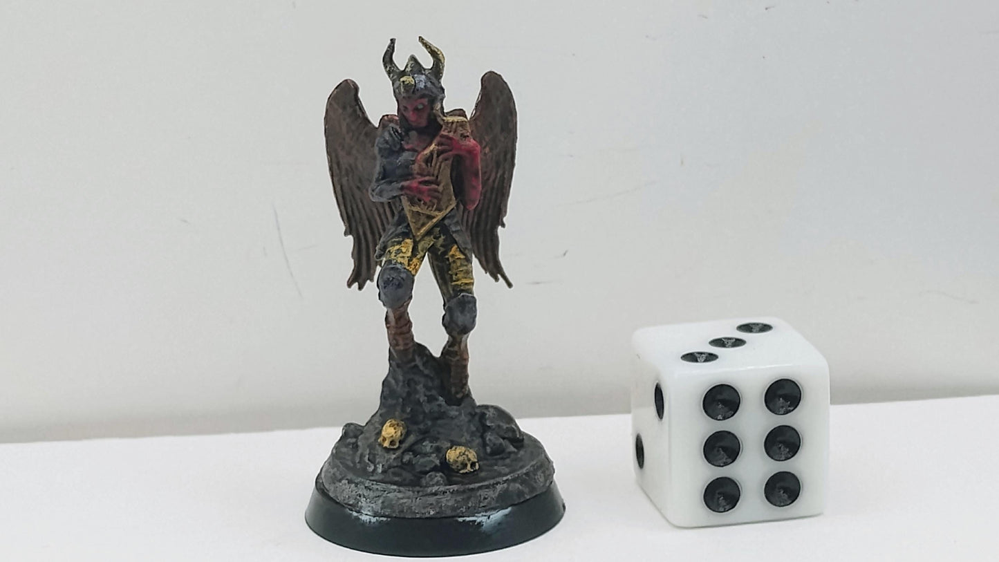 Erinyes Bard Miniature: Infernal Musician, Obsidian Wings
