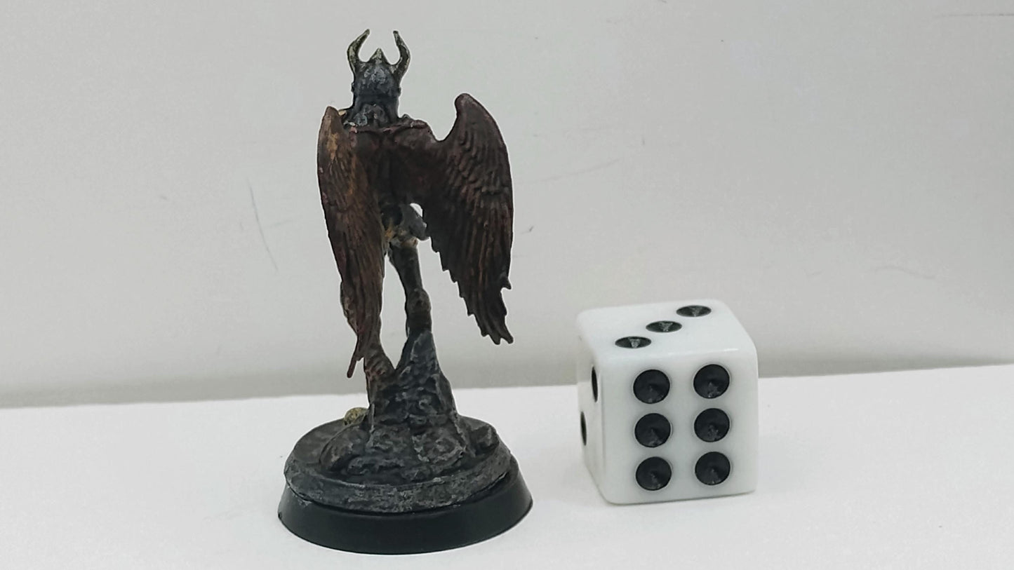 Erinyes Bard Miniature: Infernal Musician, Obsidian Wings