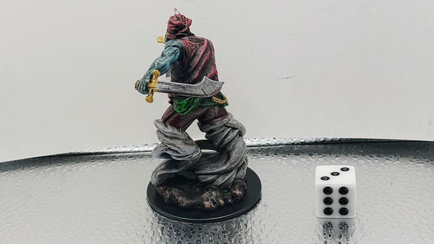 Djinni Art Print: Golden Lamp, Ancient Power