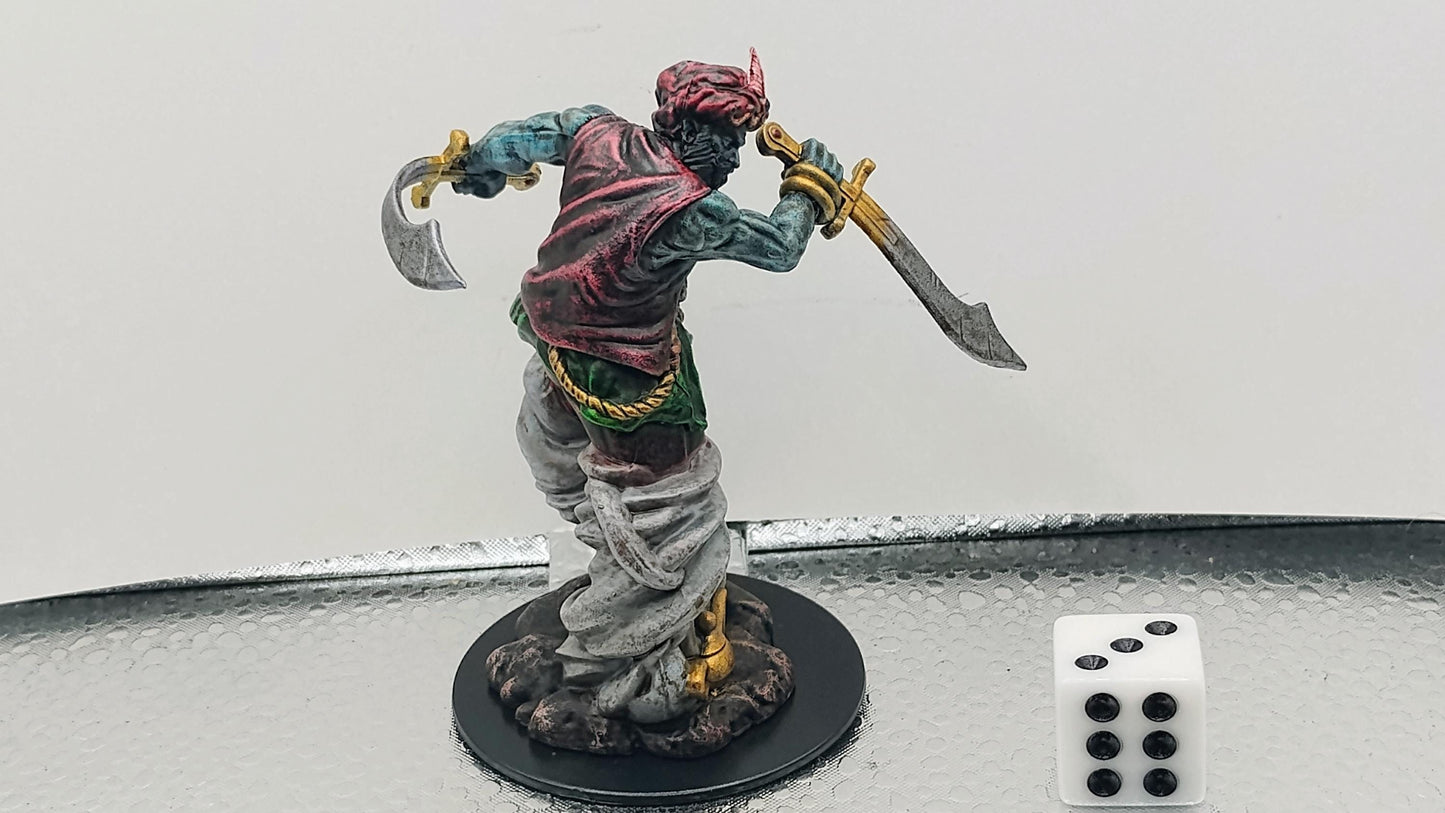 Djinni Art Print: Golden Lamp, Ancient Power