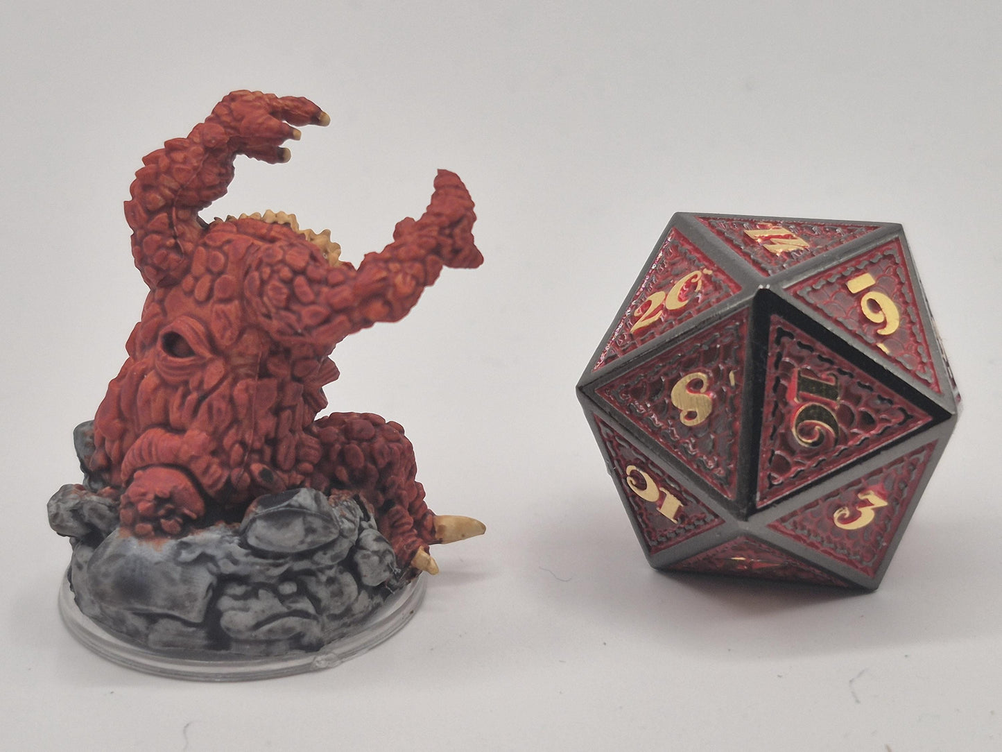 Xorn Miniature: Molten Stone Elemental Monster