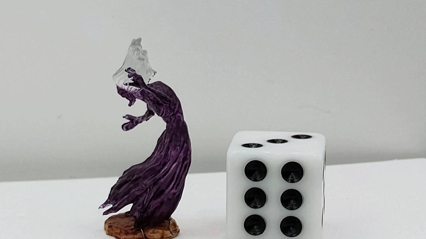 Violet Wraith Figurine: Ghostly Battlefield Miniature