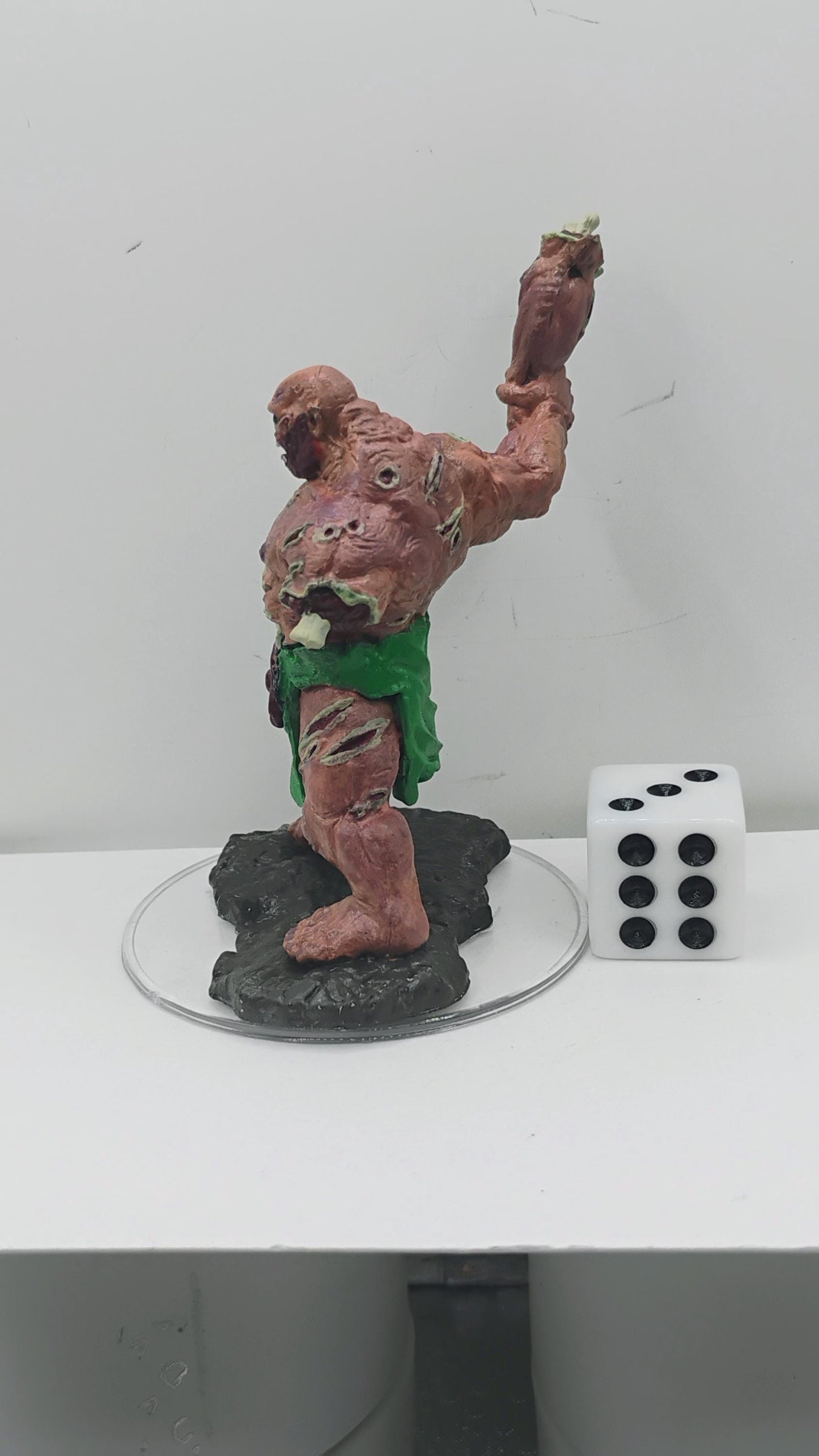 Zombie Brute Miniature: Undead Monster Figurine