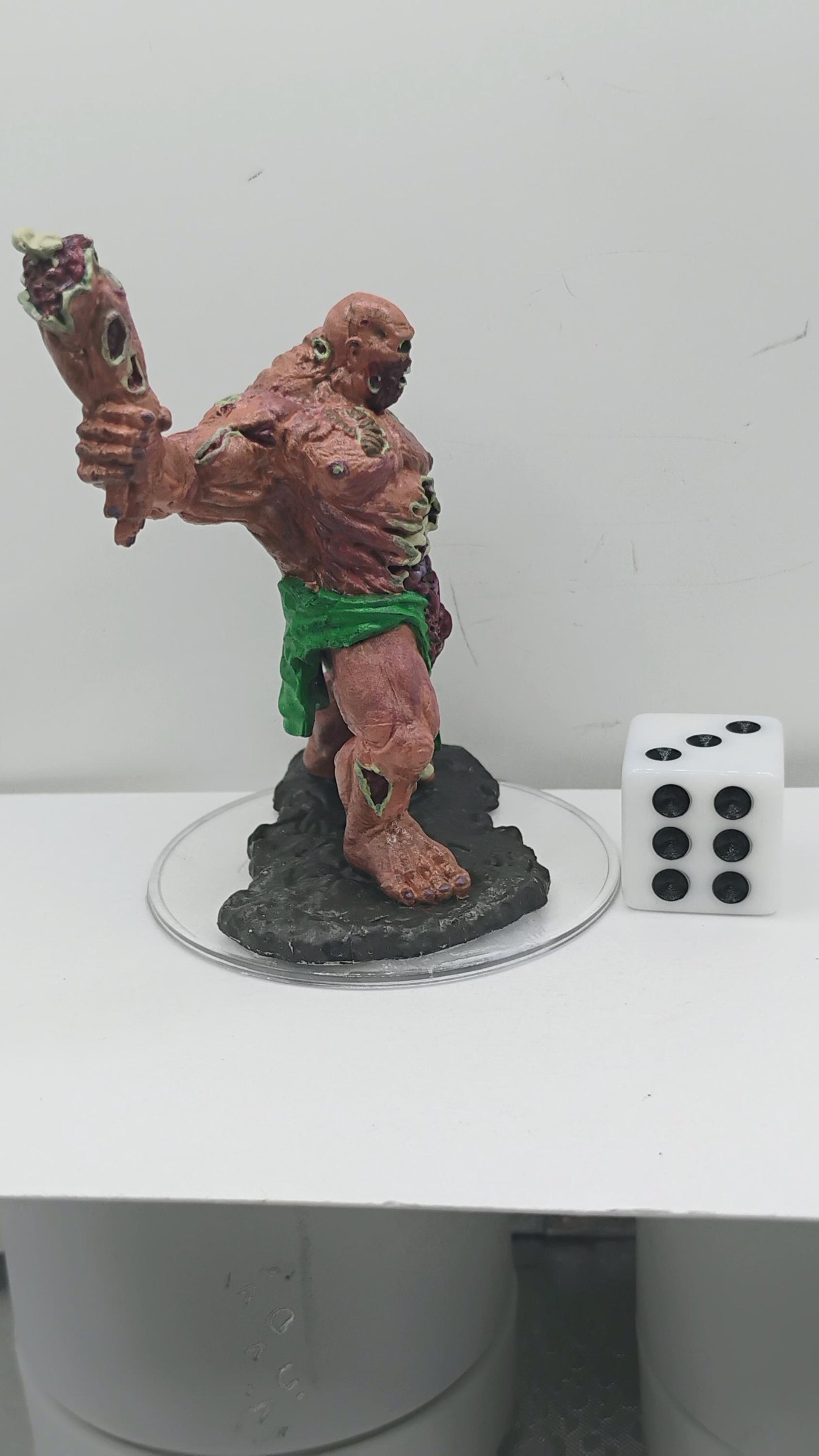 Zombie Brute Miniature: Undead Monster Figurine