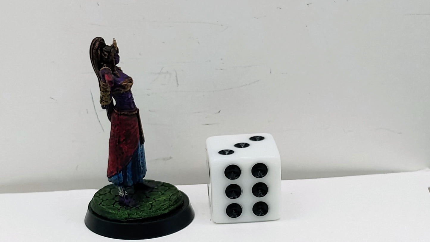 Tiefling Outlander: Fantasy Character Art Print