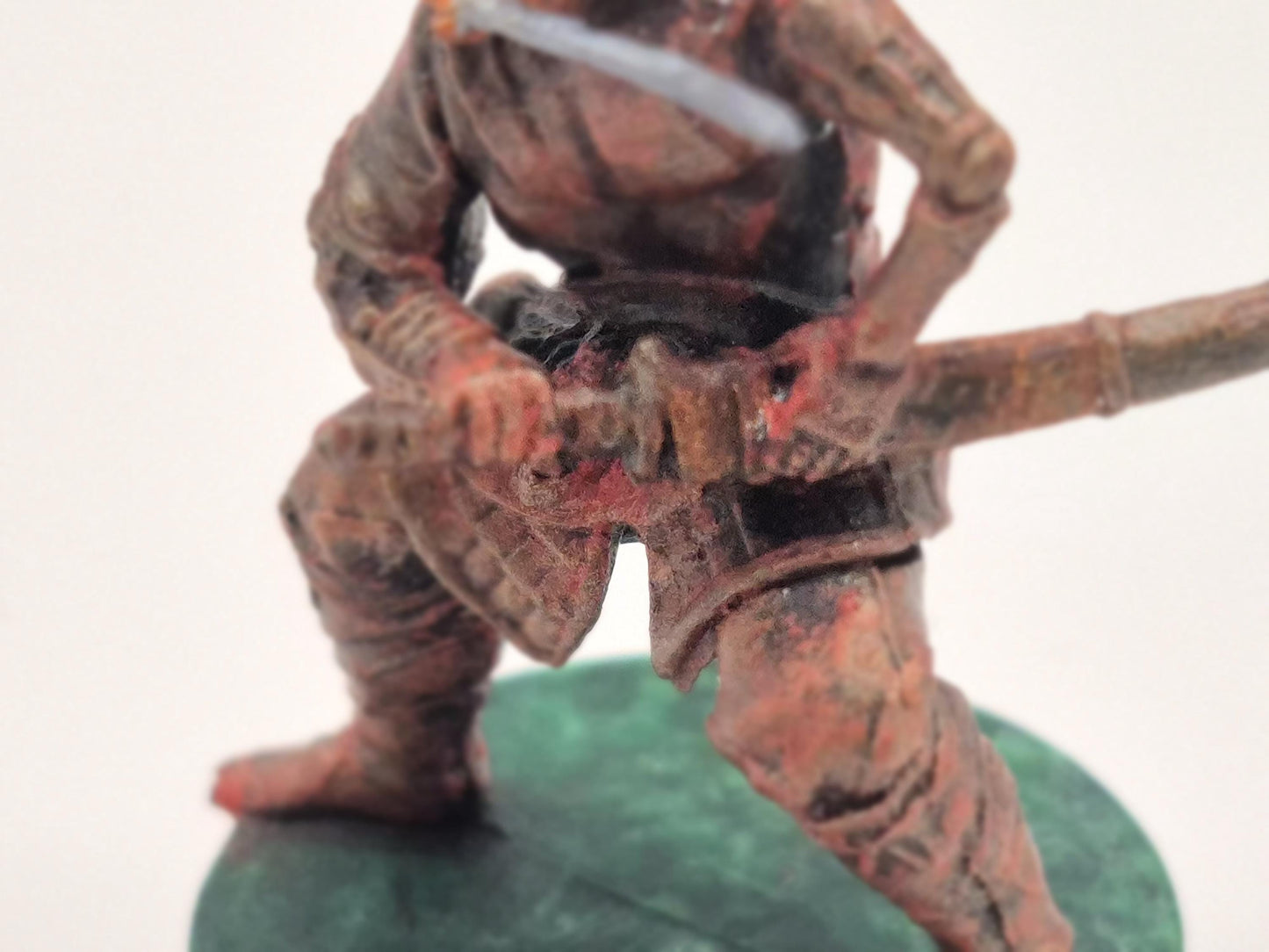 Tiefling Samurai Art Print: Fantasy Warrior