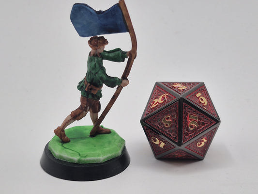 Townsfolk Miniature Figurines Set - 24 Pieces