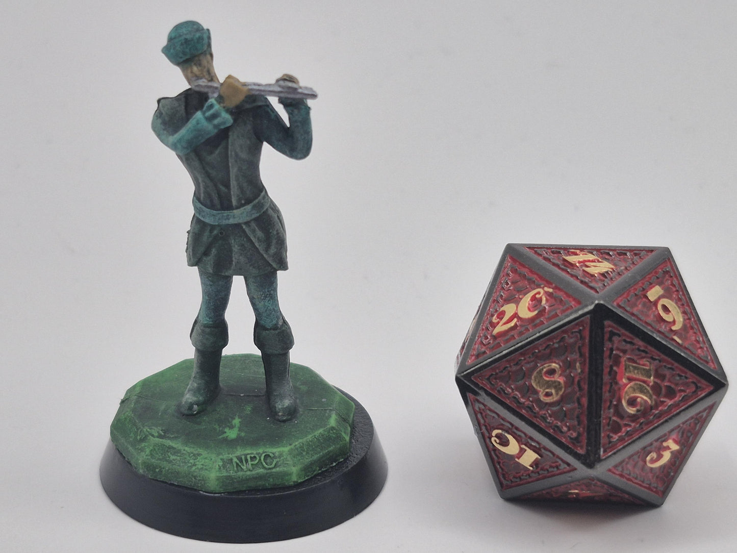 Townsfolk Miniature Figurines Set - 24 Pieces