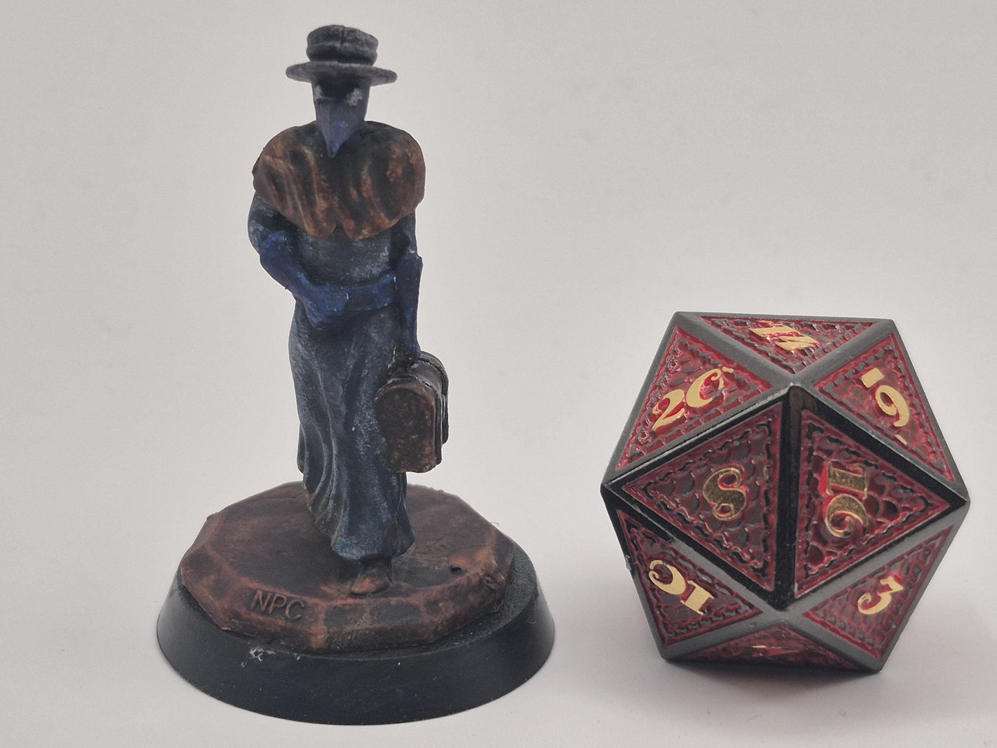 Townsfolk Miniature Figurines Set - 24 Pieces