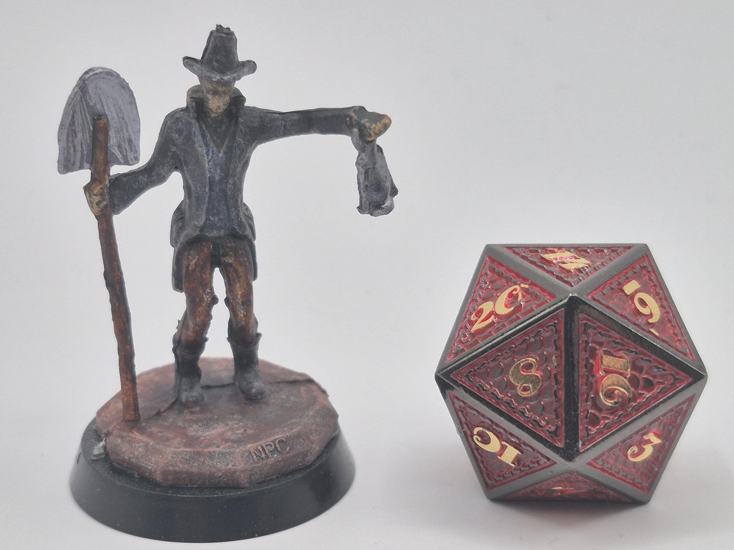 Townsfolk Miniature Figurines Set - 24 Pieces