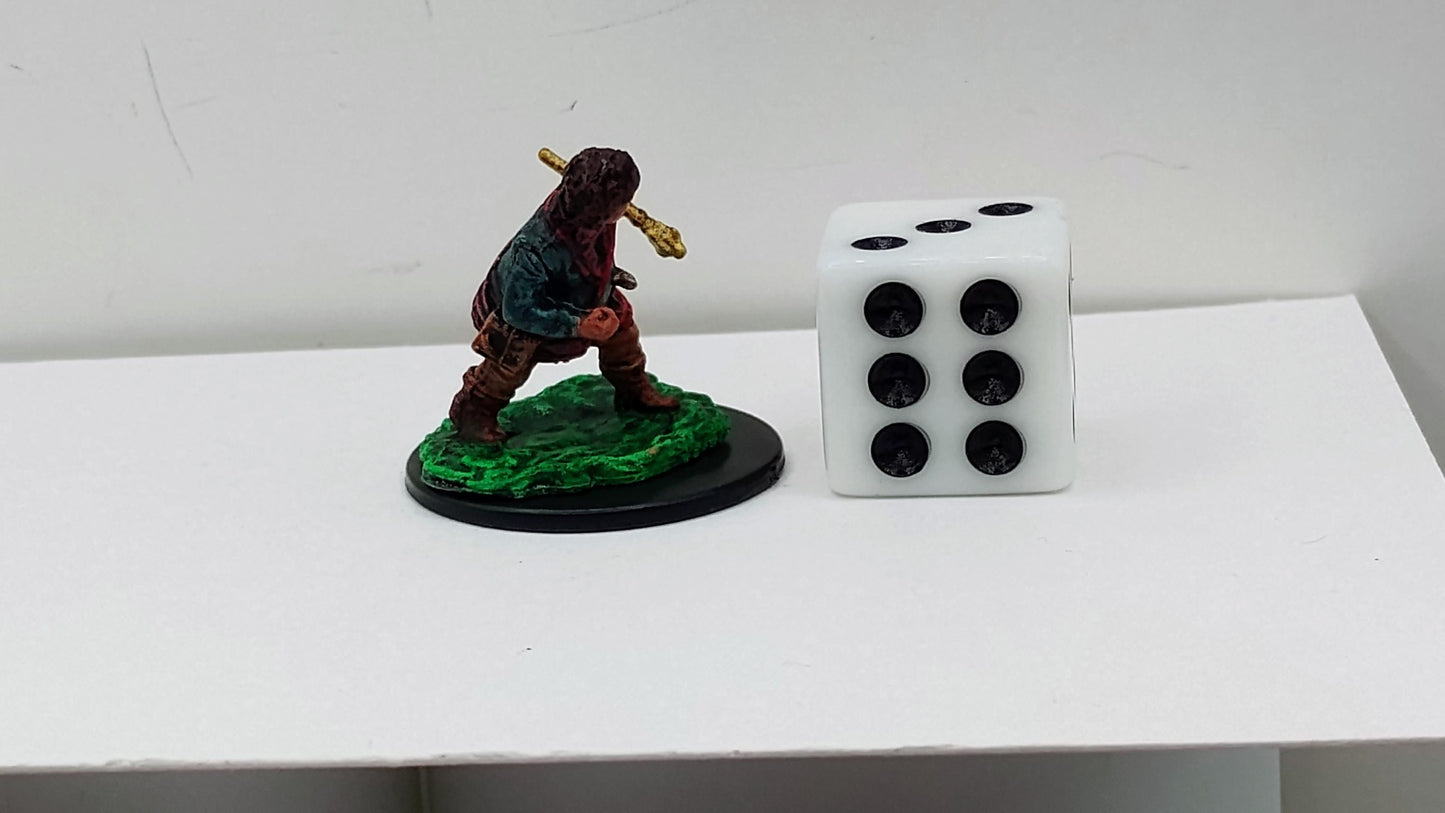 Halfling Rogue Miniature: Dungeons and Dragons RPG Figure