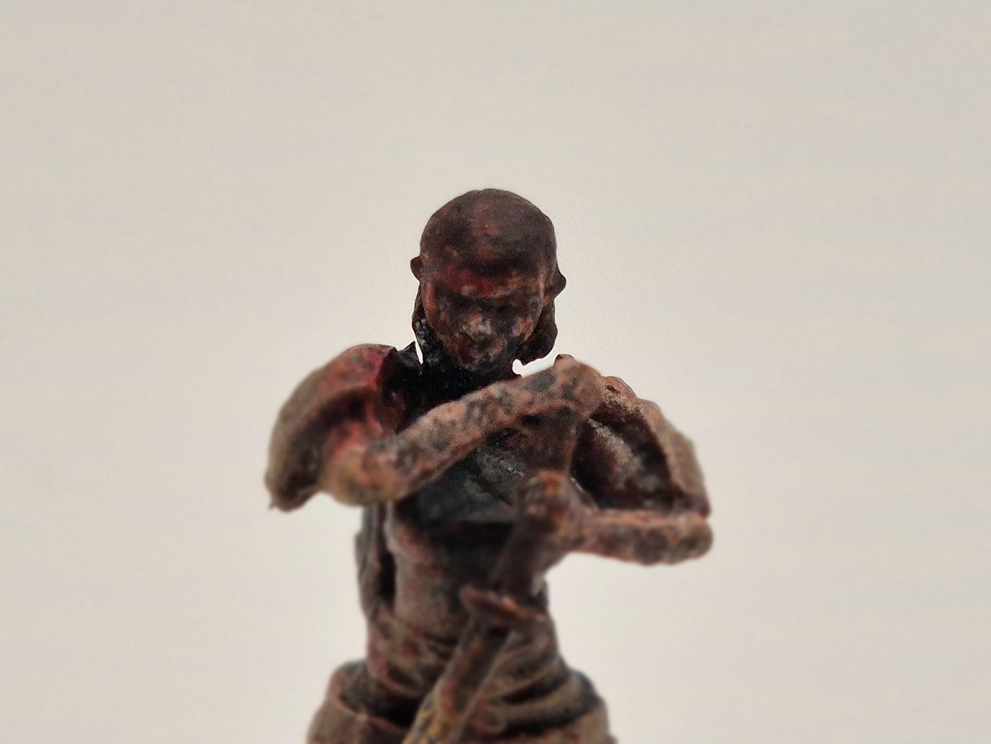 Elf Fighter Miniature: Armored Warrior, Elemental Blade