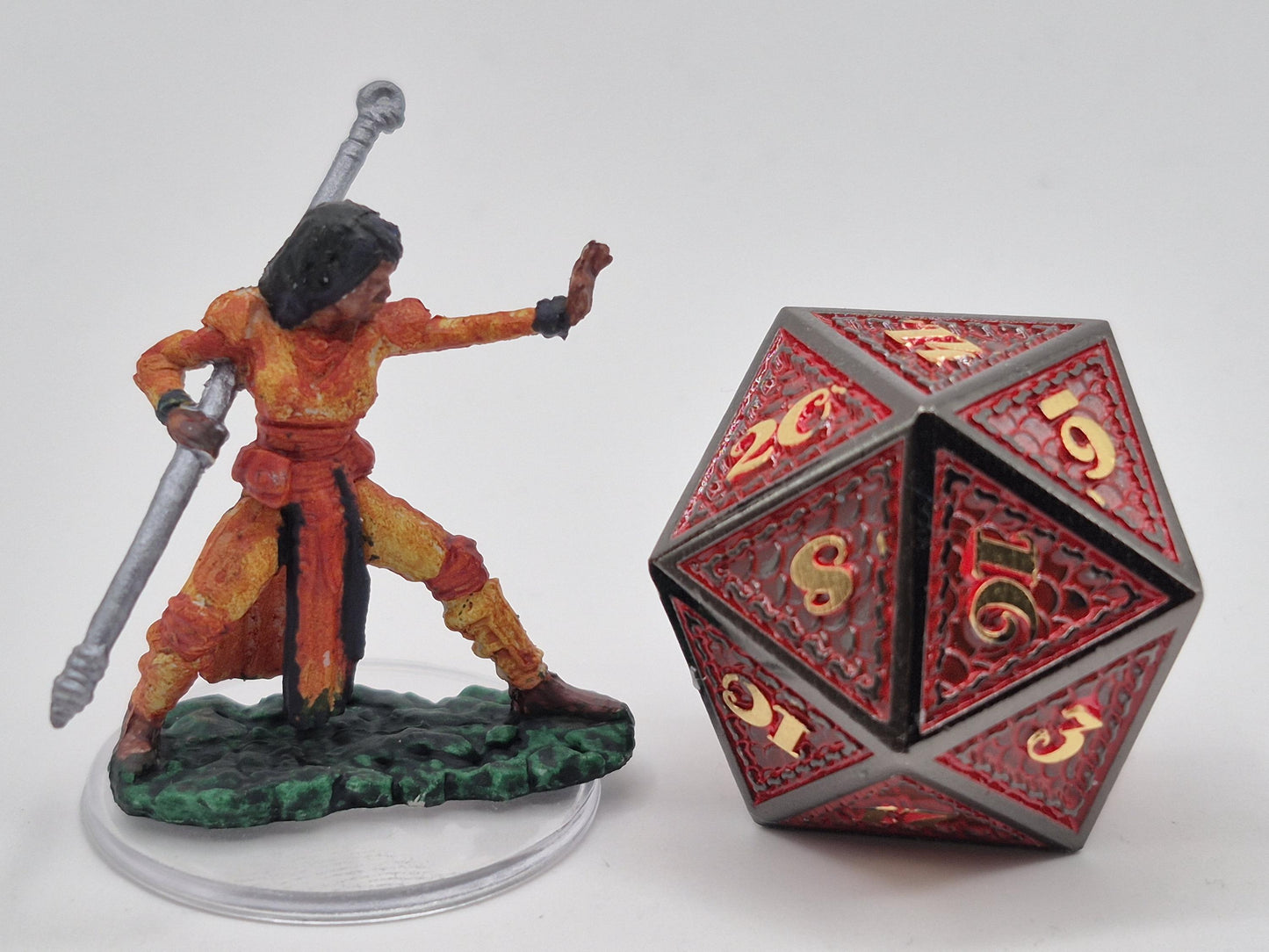 Half-Elf Monk Art Print: Fantasy Illustration