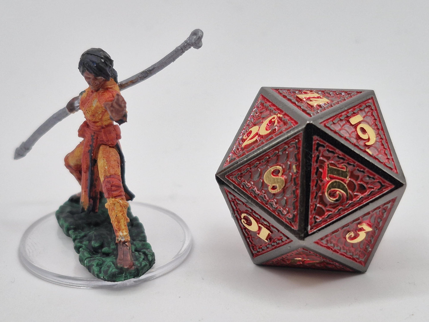 Half-Elf Monk Art Print: Fantasy Illustration