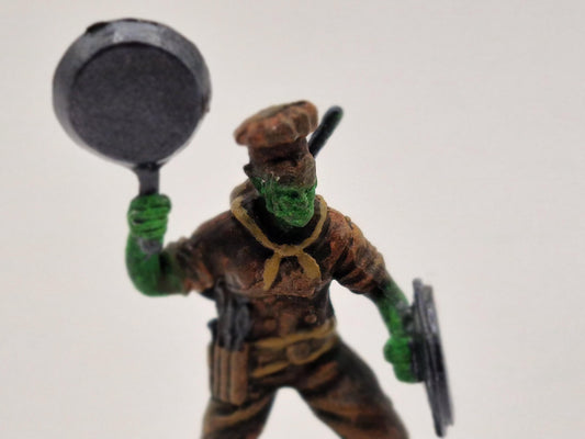 Half-orc chef fighter