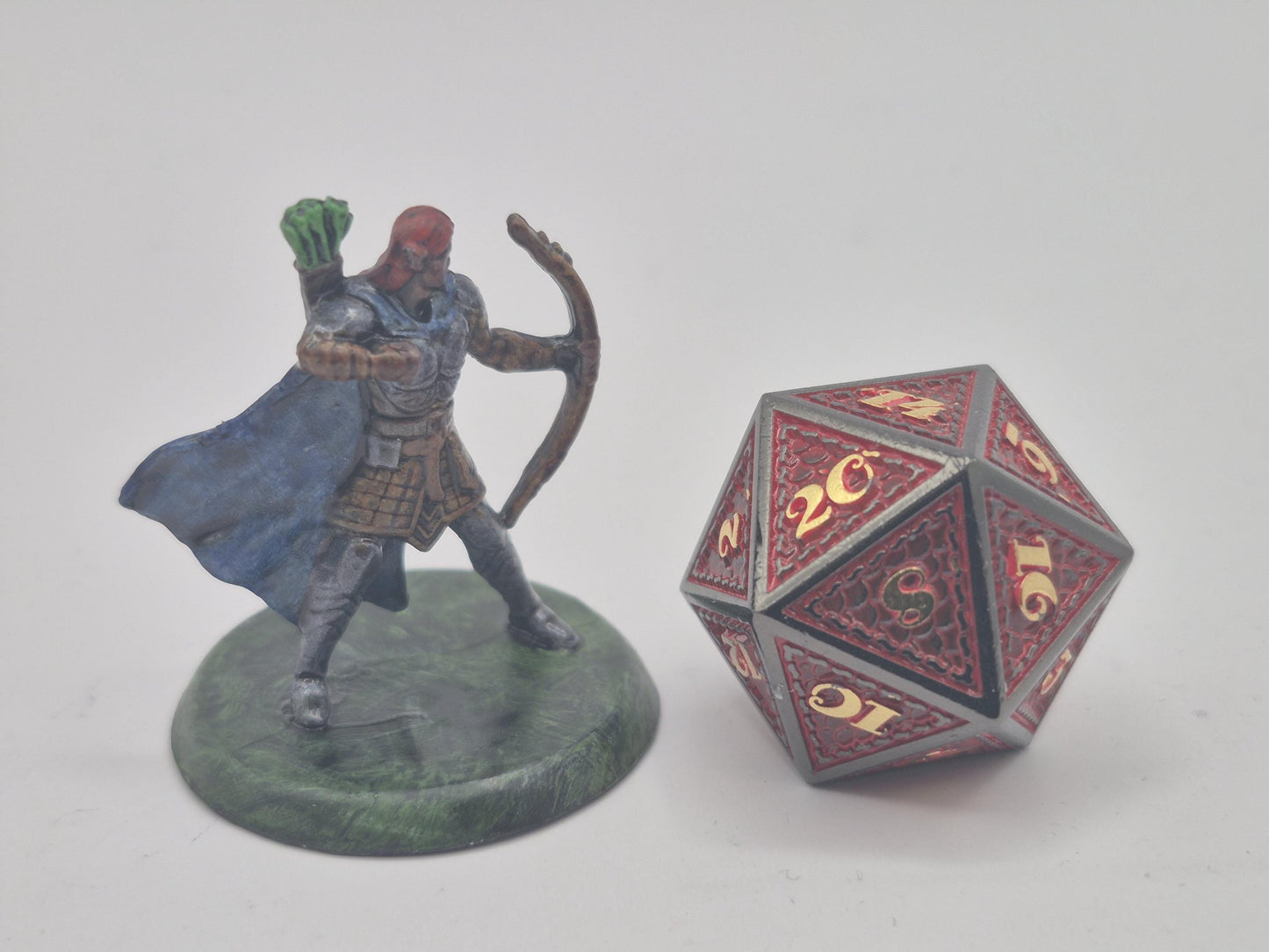 Human Archer Art Print: Heroic Fantasy Illustration