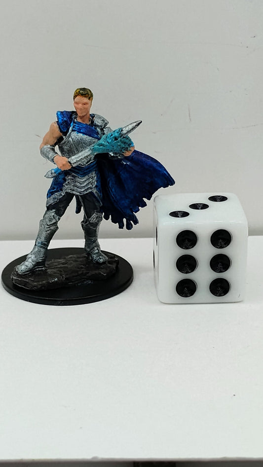 Will Kenrith Art Print: Warrior-Mage in Silver Armor