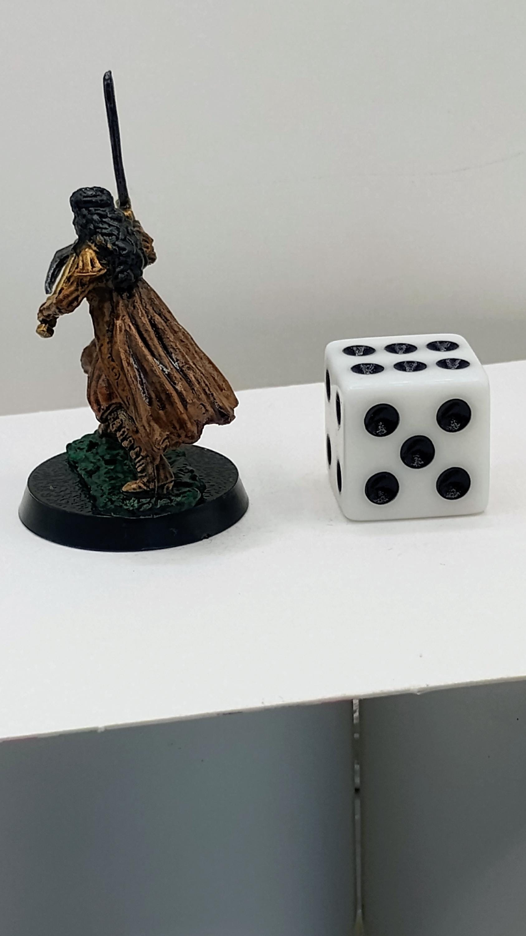 Human Fighter Miniature: Battle-Hardened Warrior