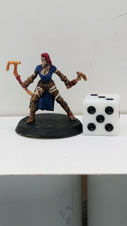 Human Hookmaster: Fierce Warrior Art Print